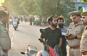 बुलेट के पटाखों पर पुलिस का वार: मसीहागंज में ‘बुलेट राजाओं’ पर कसा शिकंजा