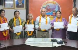 प्रो सीताराम त्रिपाठी अध्यक्ष, लतिका श्रीवास्तव बनी सचिव
