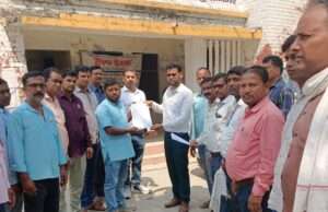 रोजगार सेवक संघ ने खण्ड विकास अधिकारी को शौपा मांग पत्र