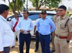 डीएम एवं एसपी ने भूमि संबंधी शिकायतों का किया स्थालीय निरीक्षण