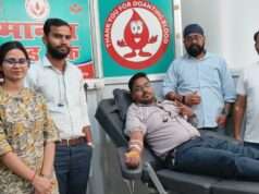 पहलगाम हमले के शहीदों को श्रद्धांजलि, पांच युवाओं ने किया रक्तदान