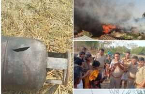 प्रतापगढ़ में भीषण अग्निकांड: बंगाली बस्ती के 15 घर राख, सिलेंडर धमाकों से दहशत