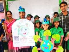 पृथ्वी हमारी, हमारा ग्रह” थीम पर मनाया गया पृथ्वी दिवस, बच्चों में जागा प्रकृति प्रेम