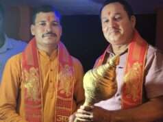 रामचरितमानस पाठ के बाद भंडारे में जुटे गणमान्य, अतिथियों का हुआ सम्मान