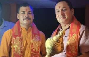 रामचरितमानस पाठ के बाद भंडारे में जुटे गणमान्य, अतिथियों का हुआ सम्मान