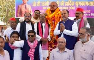 बाबा साहब को नमन् कर किया प्रतिमा का किया अनवरण