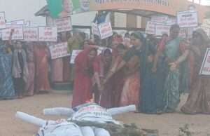 हमारी रोजी-रोटी पर हमला बर्दाश्त नहीं’—बलिनी की महिलाओं का प्रदर्शन