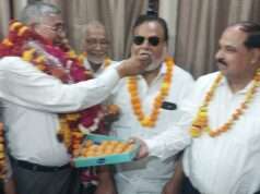 जिला बार एसोसिएशन के नवनिर्वाचित अध्यक्ष बाबू सिंह यादव का अधिवक्ताओं ने किया भव्य स्वागत