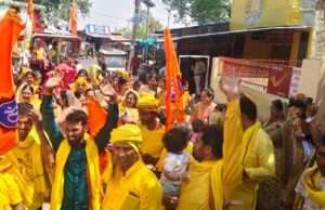 सेहुंडा में सिद्धि विनायक मंदिर में प्राण प्रतिष्ठा, भव्य शोभायात्रा