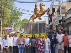 रानी लक्ष्मीबाई की जन्म की तिथि पर दी उन्नीस की मासिक सलामी