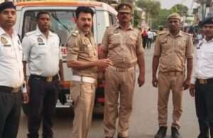 यातायात पुलिस ने किया 87 वाहनों का चालान