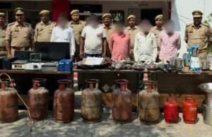 स्कूलों में चोरी करने वाला गिरोह पकड़ाया, 5 शातिर चोर गिरफ्तार