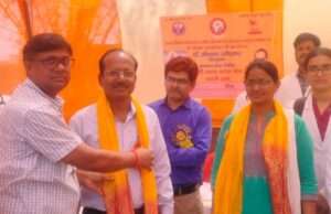 बाबा साहब की जयंती के उपलक्ष्य में एनएमओ काशी प्रांत व सेवा भारती द्वारा दर्जनों सेवा बस्तियों में लगा निःशुल्क स्वास्थ्य शिविर