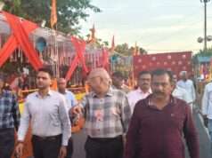 हनुमान जयंती पर भव्य पदयात्रा की तैयारी पूरी, सीडीओ अभिषेक कुमार ने लिया जायजा