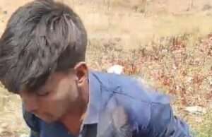 मड़िहान में मोपेड-बाइक की टक्कर, दो गंभीर घायल घसीट गई