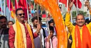 हनुमान जयंती पर निकली शोभा यात्रा विधायक समेत प्रमुख लोग शामिल हुए