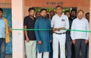 सकिपा अध्यक्ष अजय सोनी ने फीता काटकर किया गेहूं क्रय केंद्र का शुभारंभ