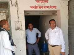 डीएम के निर्देश पर एसडीएम सदर ने गेहूं खरीद केंद्रों का किया औचक निरीक्षण