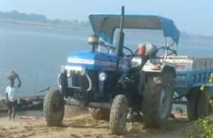 कछुआ सेंचुरी गोगांव में अवैध बालू खनन जारी