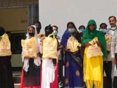 निक्षय दिवस पर 11 टीबी मरीजों को वितरित की गई पोषण सामग्री