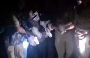 अवैध तमंचे के साथ इनामी हत्यारोपी मुठभेड़ में गिरफ्तार