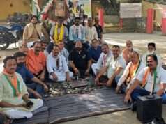 टोल प्लाजा हटाने की मांग को लेकर कांग्रेस का छठवें दिन भी धरना रहा जारी