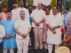 अबेंडकर जयंती की पूर्व संध्या पर भाजपा ने आयोजित किया स्वच्छता व दीपोत्सव कार्यक्रम