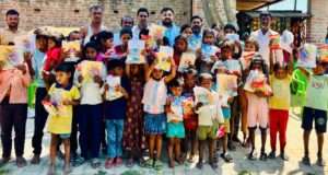 शिक्षित बनो’ के संकल्प के साथ मनी अंबेडकर जयंती, सीए अंशुल दीक्षित ने बांटी शिक्षा सामग्री