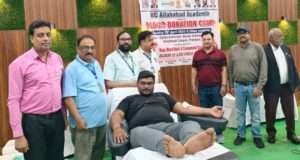 रोटरी एकेडमीया व नाज़ ब्लड बैंक के प्रयास से 37 यूनिट ब्लड का हुआ संग्रह