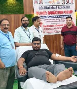 रोटरी एकेडमीया व नाज़ ब्लड बैंक के प्रयास से 37 यूनिट ब्लड का हुआ संग्रह