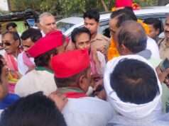 सपा नेता नसीमुद्दीन सिद्दीकी का आगमन, चिल्लाघाट से ललौली तक भव्य स्वागत