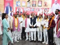 सपा अनु जाति प्रकोष्ठ की गंगापार इकाई हुई घोषित