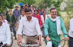 साइकिल चलाओ, पेट्रोल बचाओ रैली निकालकर दिया ऊर्जा एवं पर्यावरण संरक्षण का संदेश