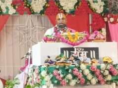श्री शिव महापुराण में रुद्र संहिता चतुर्थ कुमार खंड कथा सुन भावविभोर हुए श्रोता