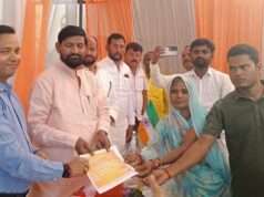 शहीद धीरज कुमार गुप्ता की स्मृति में सड़क का लोकार्पण