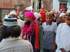 बड़ूपुर में उर्स-ए-पाक का आगाज, अकीदत के साथ पेश की गई चादरखबर के साथ फोटो।