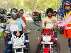 सड़क दुर्घटनाओं की रोकथाम को लेकर त्रिवेणी संगम हाईवेज का विशेष सड़क सुरक्षा जन-जागरूकता अभियान