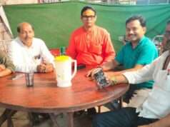 युद्ध से उपजे देश में संकट पर व्यापारियों ने की बैठक मोदी जी के निर्देशों को दिया समर्थन