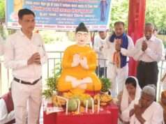 बुद्ध पार्क में 2589वां बुद्ध जन्मोत्सव धूमधाम से मनाया गया