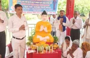 बुद्ध पार्क में 2589वां बुद्ध जन्मोत्सव धूमधाम से मनाया गया