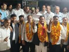 संयुक्त अधिवक्ता संघ के चुनाव में राजेशचंद्र तिवारी अध्यक्ष तथा शिवरंजन यादव महामंत्री हुए निर्वाचित