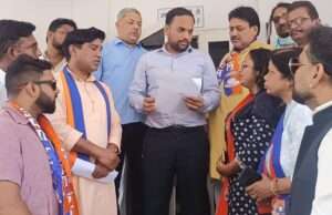 स्मार्ट मीटर हटाने की मांग को लेकर अपना दल एस ने सौंपा ज्ञापन