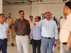 मां विन्ध्यवासिनी विंध्य विश्वविद्यालय निर्माण-मण्डलायुक्त व जिलाधिकारी ने निरीक्षण कर परखी प्रगति