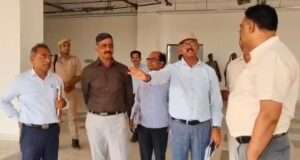 मां विन्ध्यवासिनी विंध्य विश्वविद्यालय निर्माण-मण्डलायुक्त व जिलाधिकारी ने निरीक्षण कर परखी प्रगति
