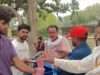 गंगा दशहरा पर पत्रकार शेषधर तिवारी ने किया शरबत वितरण, सेवा कार्य की लोगों ने की सराहना