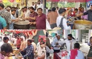 ज्येष्ठ माह के दूसरे बड़े मंगल पर शहर में जगह-जगह भंडारे, श्रद्धालुओं को बांटा गया प्रसाद