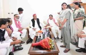 देश के लिए संकट सिर्फ एक है उसका नाम भाजपा:अखिलेश यादव