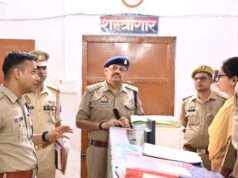 थाना मलवां का एसपी ने किया निरीक्षण, व्यवस्थाओं को परखा