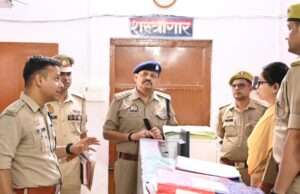 थाना मलवां का एसपी ने किया निरीक्षण, व्यवस्थाओं को परखा