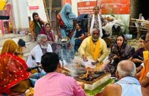 सिद्ध पीठ शनि देव धाम में तीन दिवसीय अनुष्ठान की हुई पूर्णाहुति